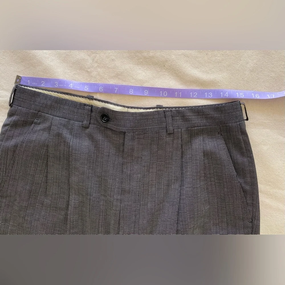 Vintage Yves Saint Laurent Gray Double-Breasted Men's Blazer w Matching Pants